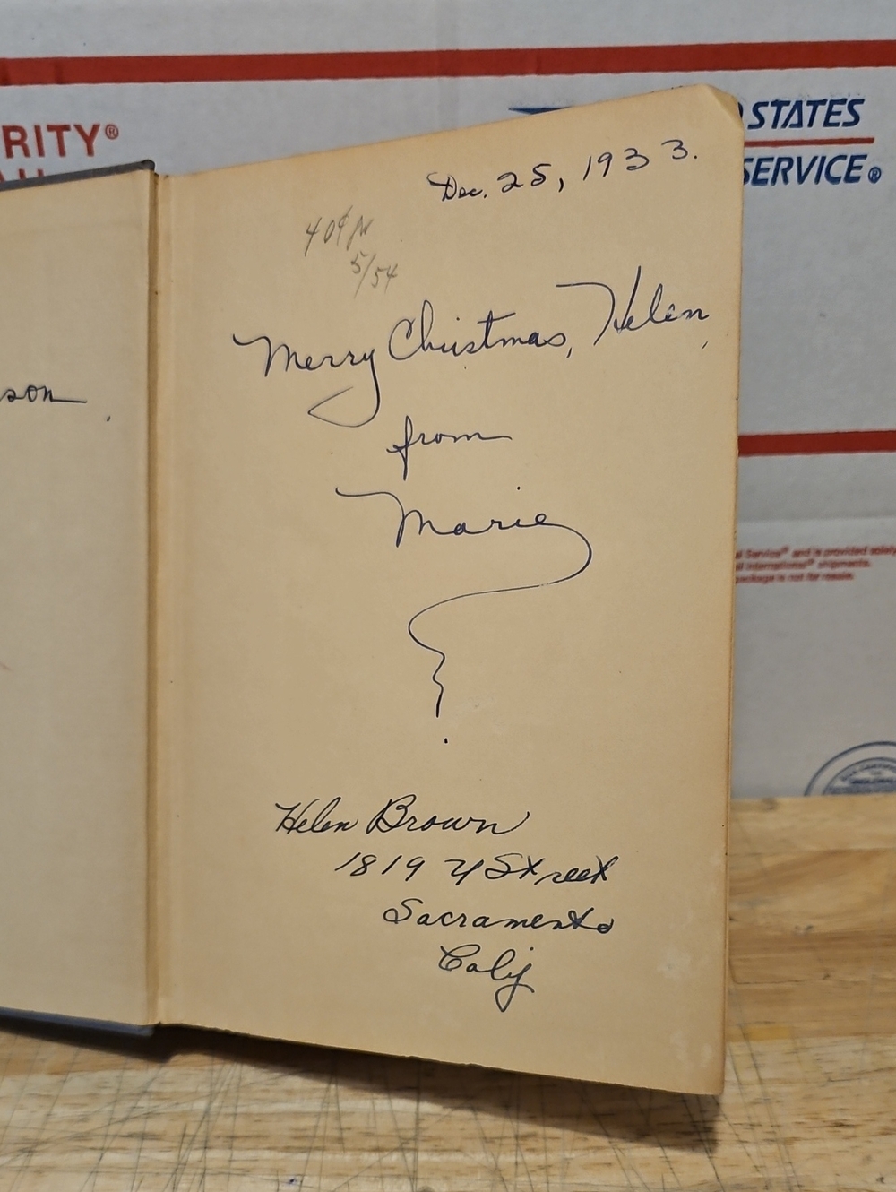 1931 1st Edition/Autographed-My Story -Hardcover